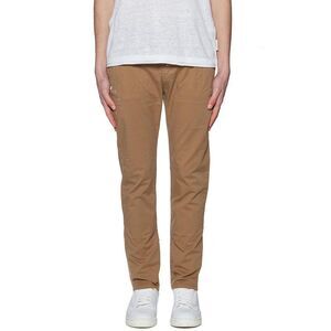 DANIELE ALESSANDRINI Men's Cotton Twill Pants with Paint Splatter Detail Men MUD